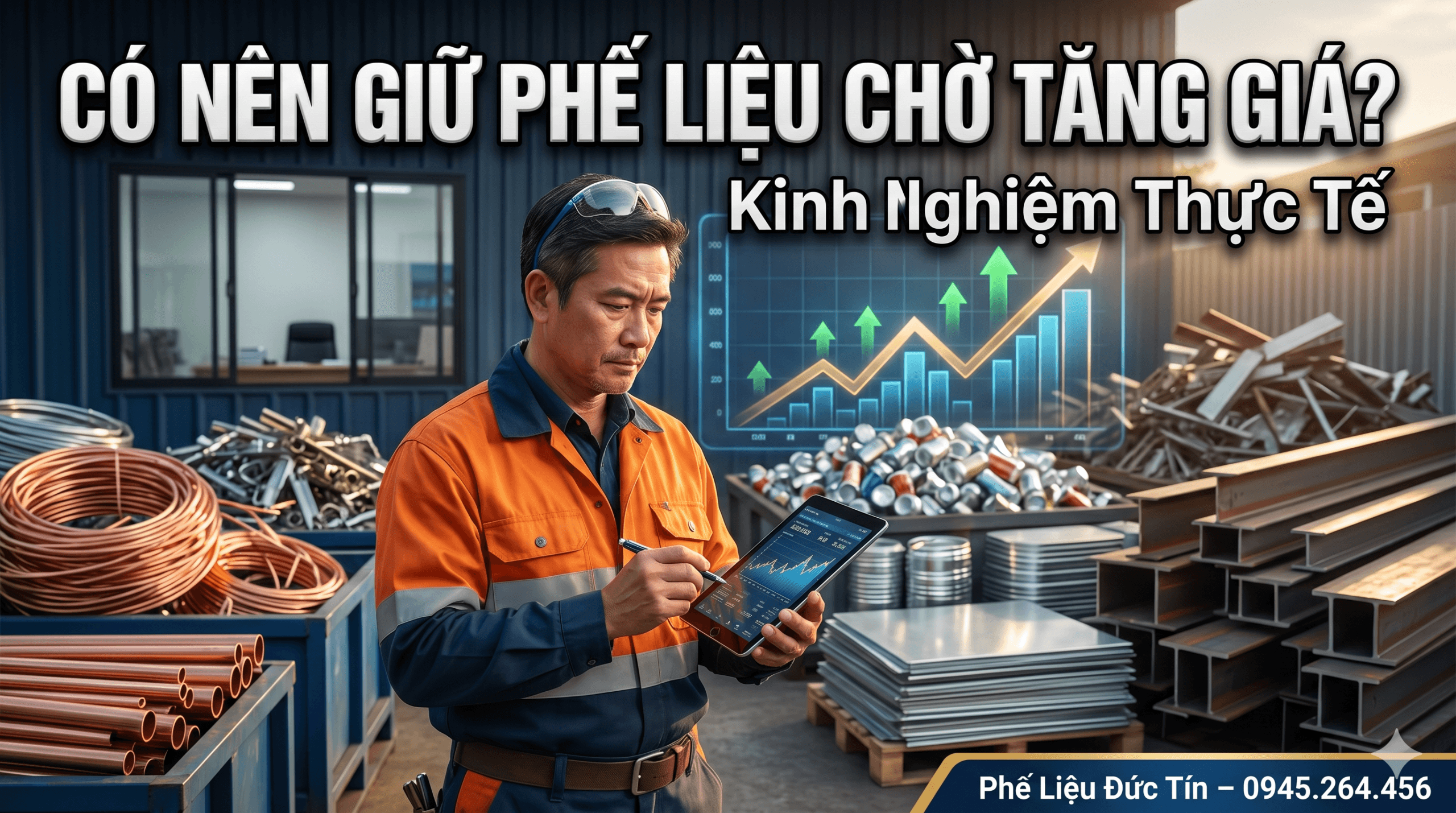 có nên giữ phế liệu chờ tăng giá