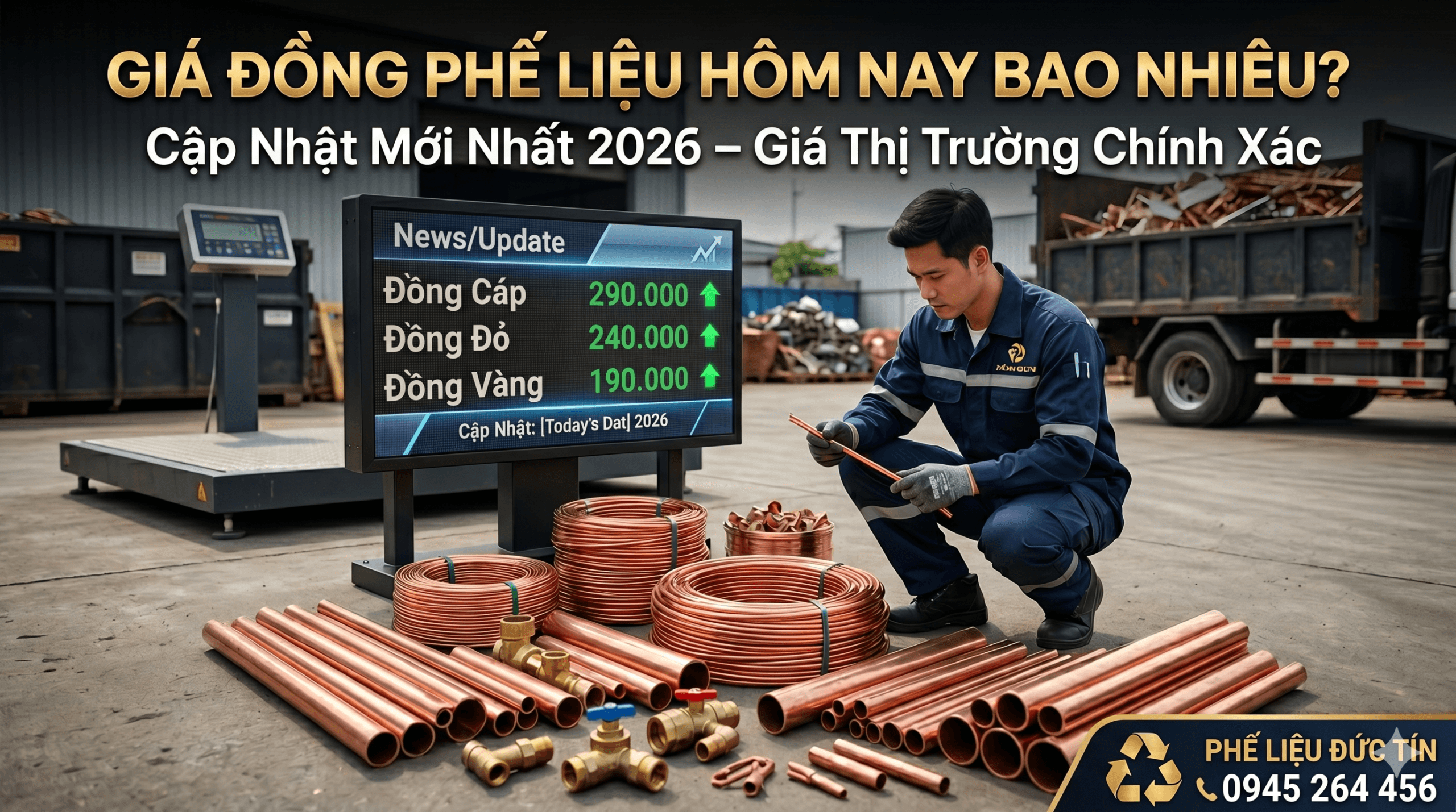 giá đồng phế liệu hôm nay mới nhất