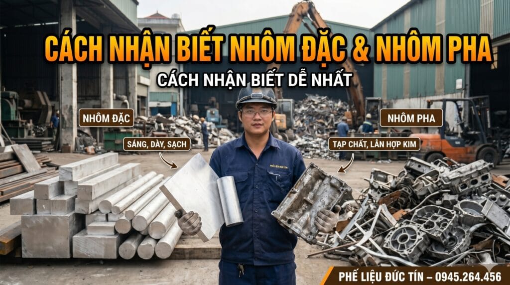 nhôm đặc và nhôm pha khác nhau ra sao