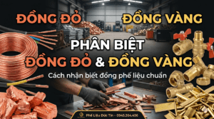 Cách phân biệt đồng đỏ và đồng vàng