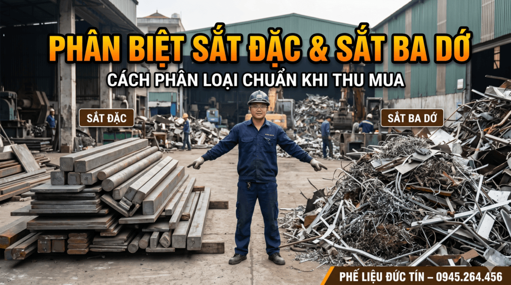 sắt đặc và sắt ba dớ khác nhau thế nào
