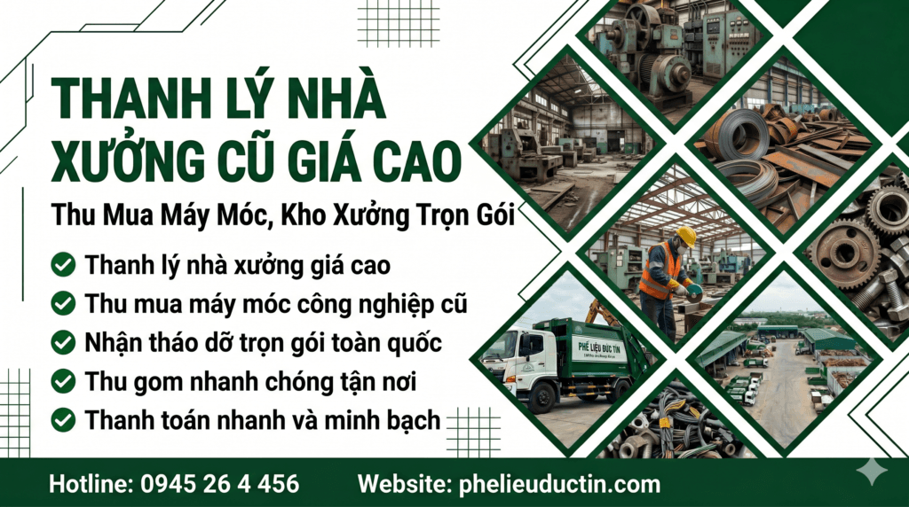 Thanh lý nhà xưởng cũ