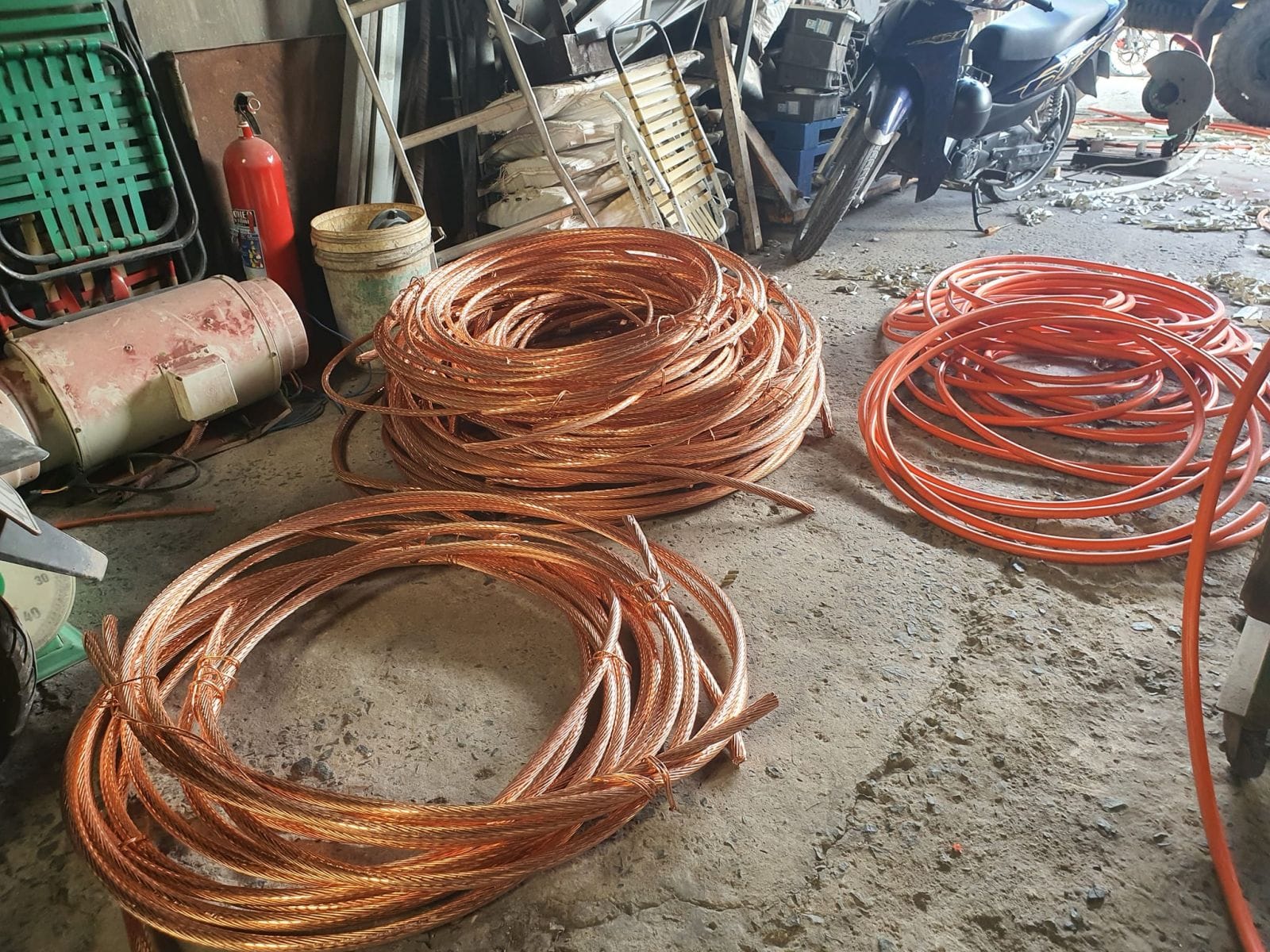 thu gom dây cáp đồng phế liệu