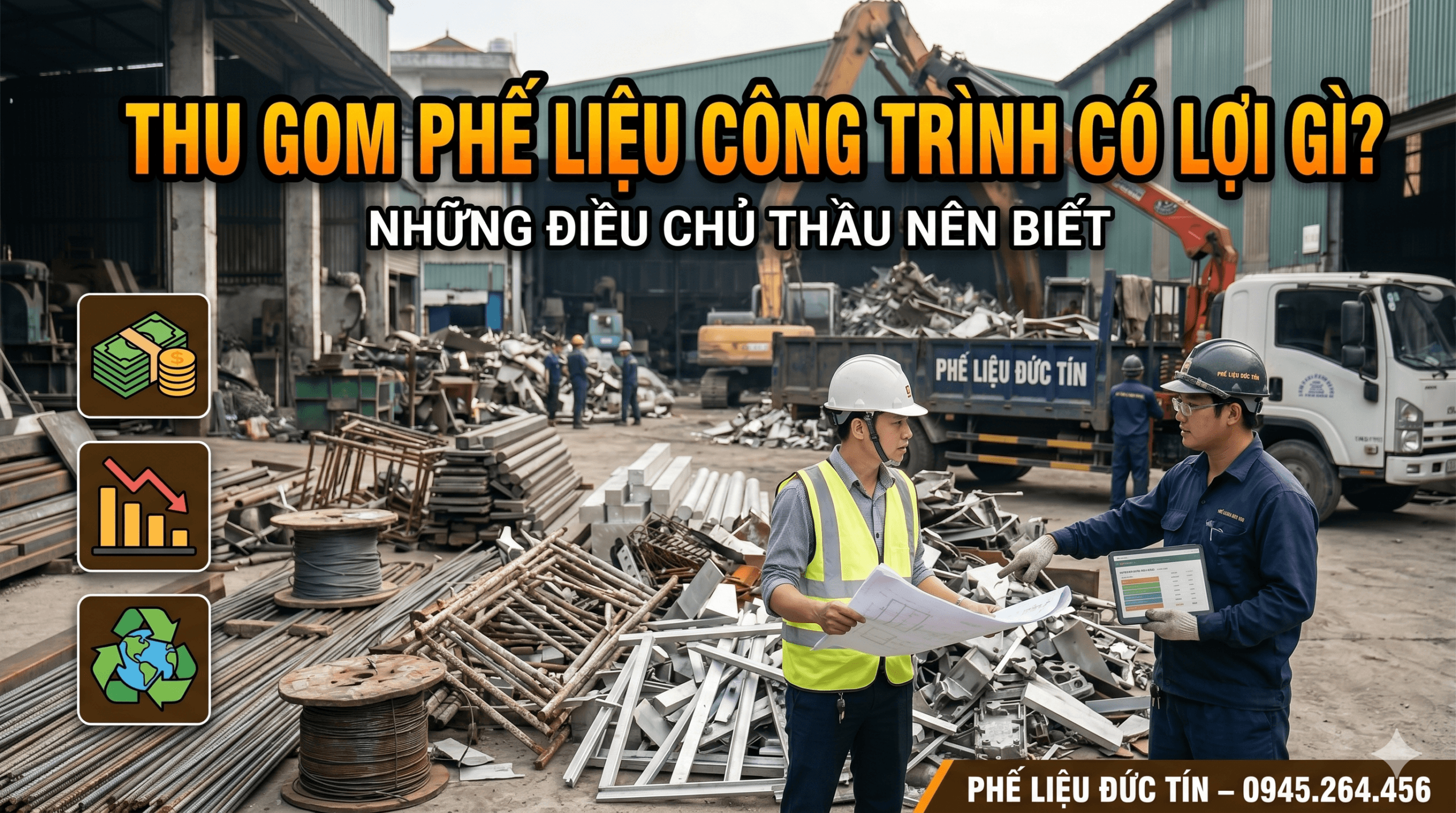thu gom phế liệu công trình