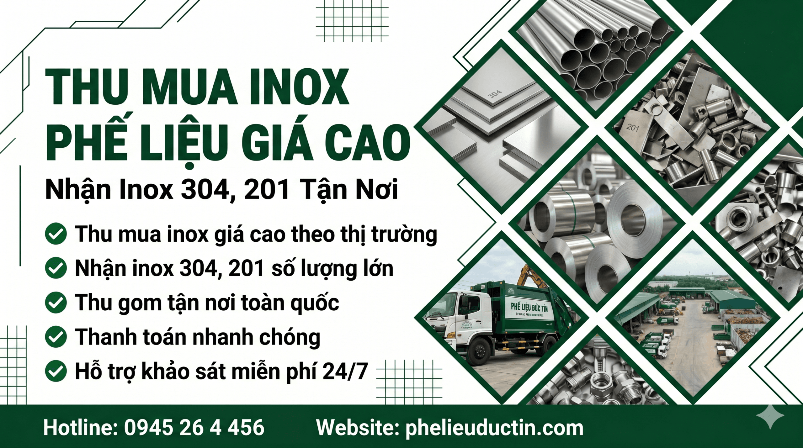 Thu mua inox phế liệu