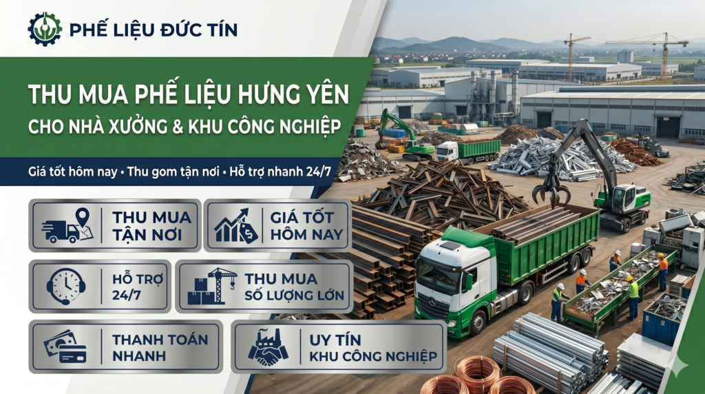 thu mua phế liệu tại hưng yên