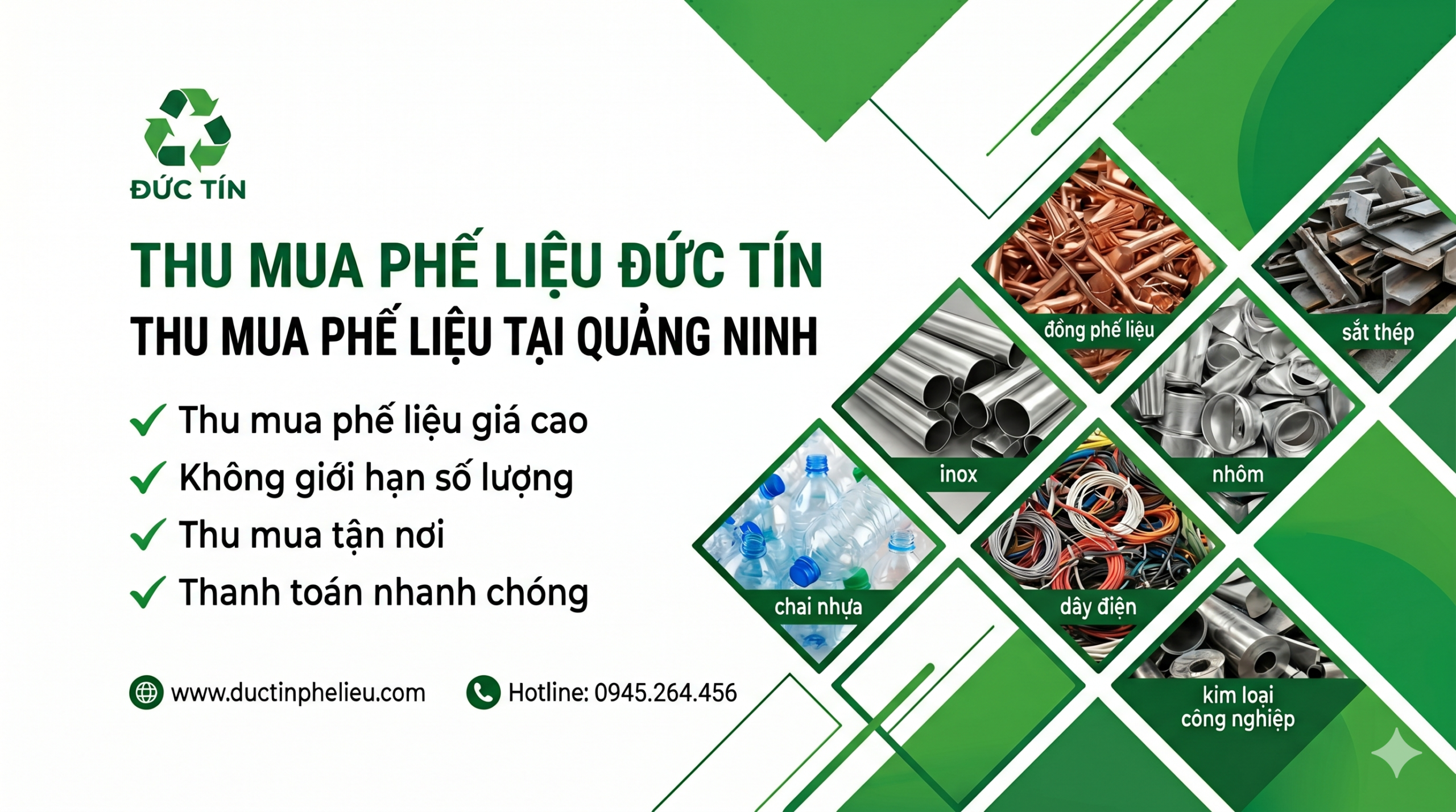 thu mua phế liệu tại Quảng Ninh