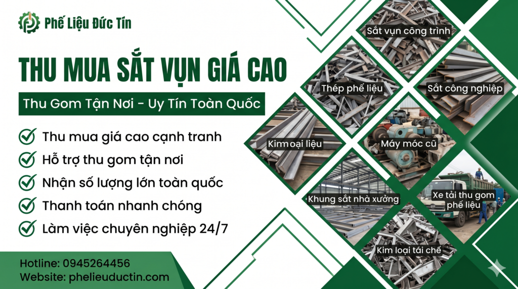 Thu Mua Sắt Vụn Giá Cao