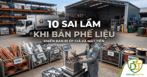 10 sai lầm khi bán phế liệu khiến bị ép giá và cách bán phế liệu giá cao