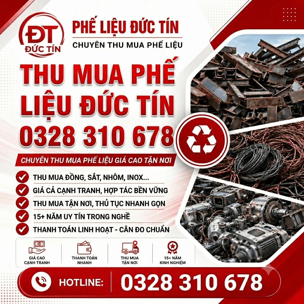 Phế Liệu Đức Tín Mua Phế Liệu Giá Cao