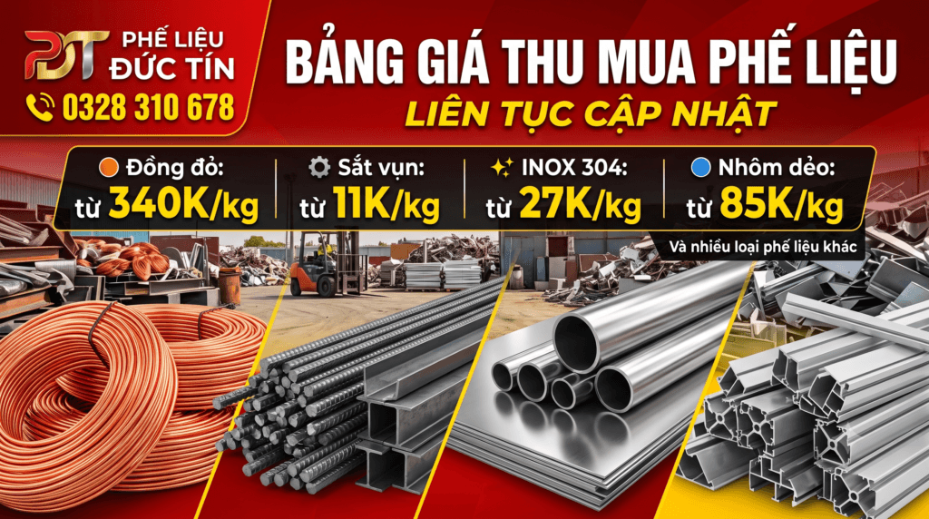 Bảng giá phế liệu hôm nay