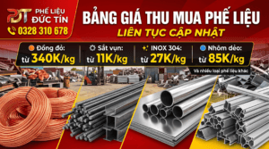 Bảng giá phế liệu hôm nay