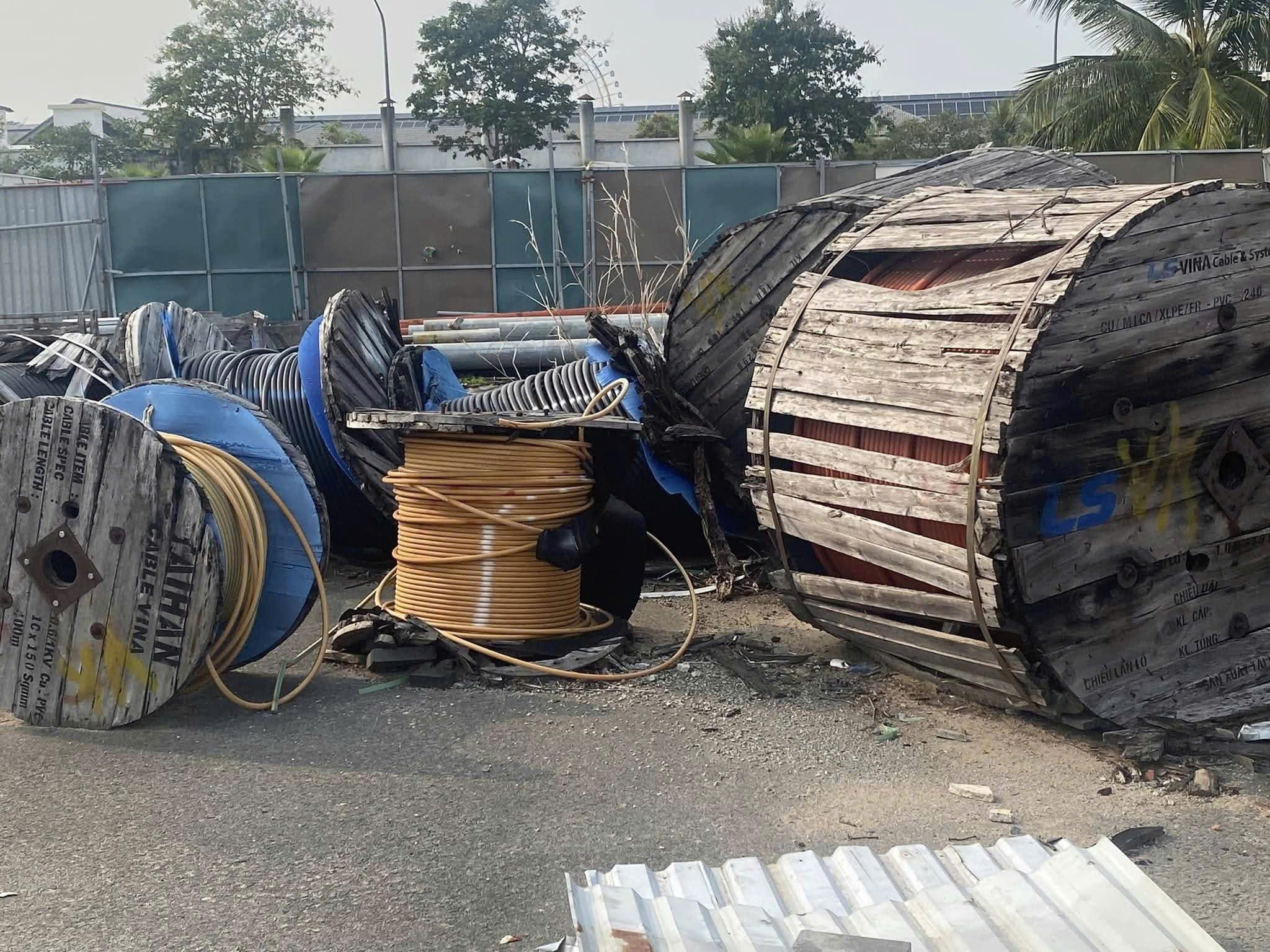 Dây điện phế liệu từ công trình