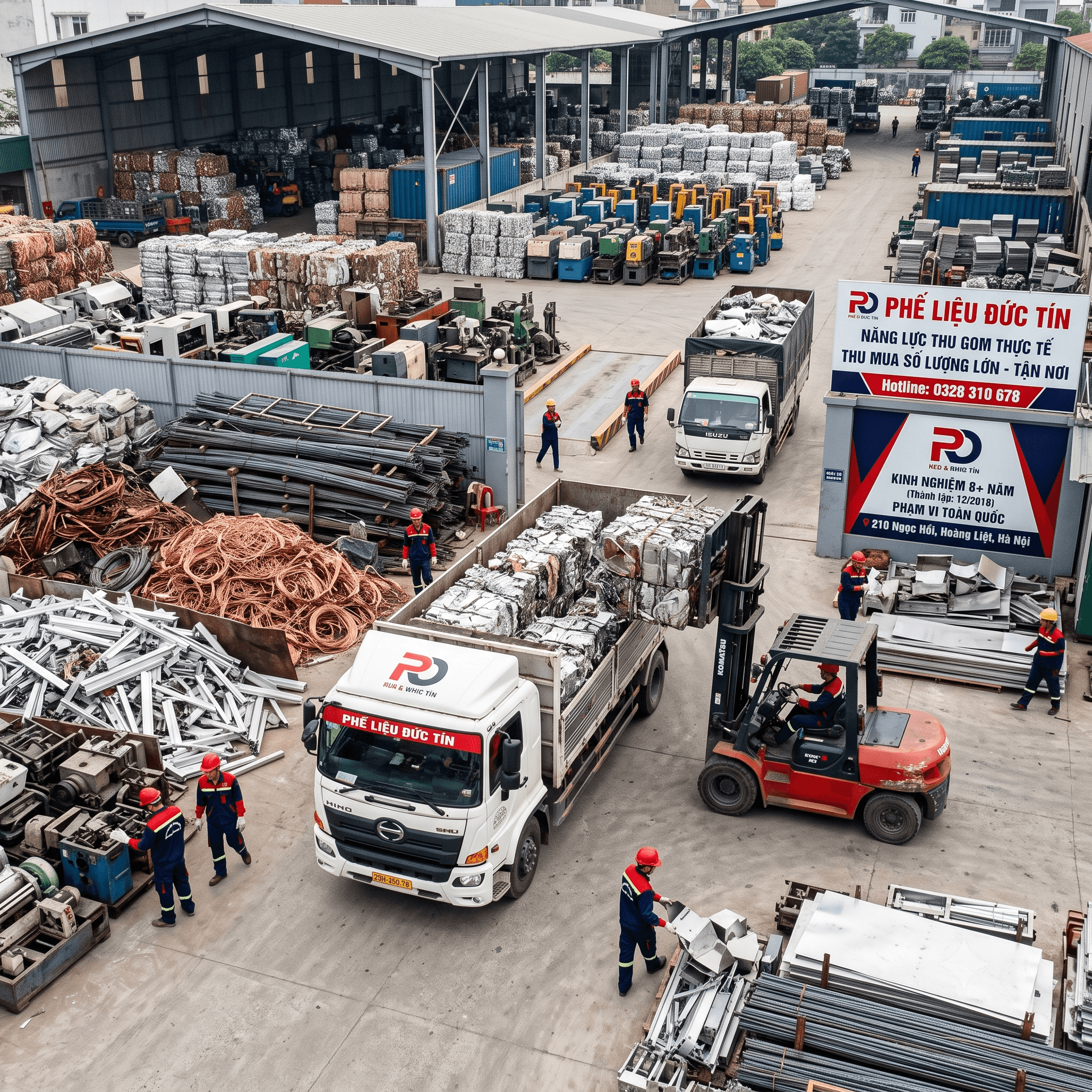 Năng lực thực tế phế liệu Đức Tín