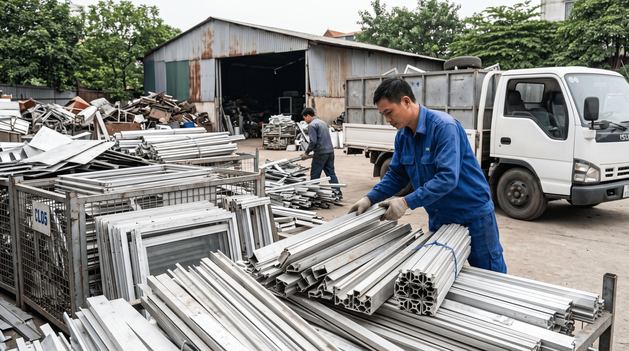 Thu mua nhôm phế liệu Hà Nội tại Phế Liệu Đức Tín