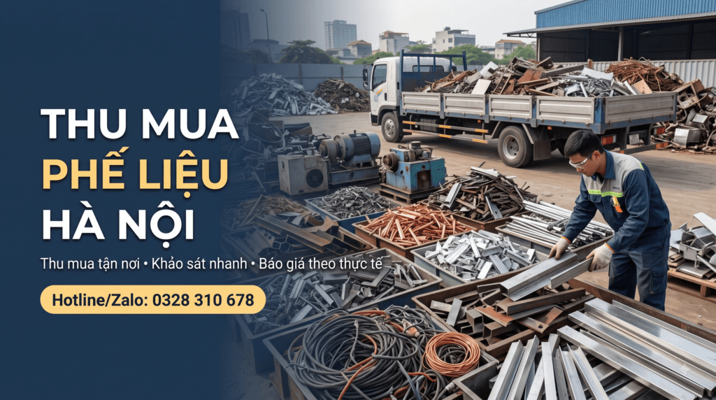 Thu mua phế liệu Hà Nội tại Đức Tín
