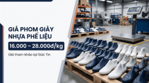 Giá phom giày nhựa phế liệu tham khảo tại Phế Liệu Đức Tín