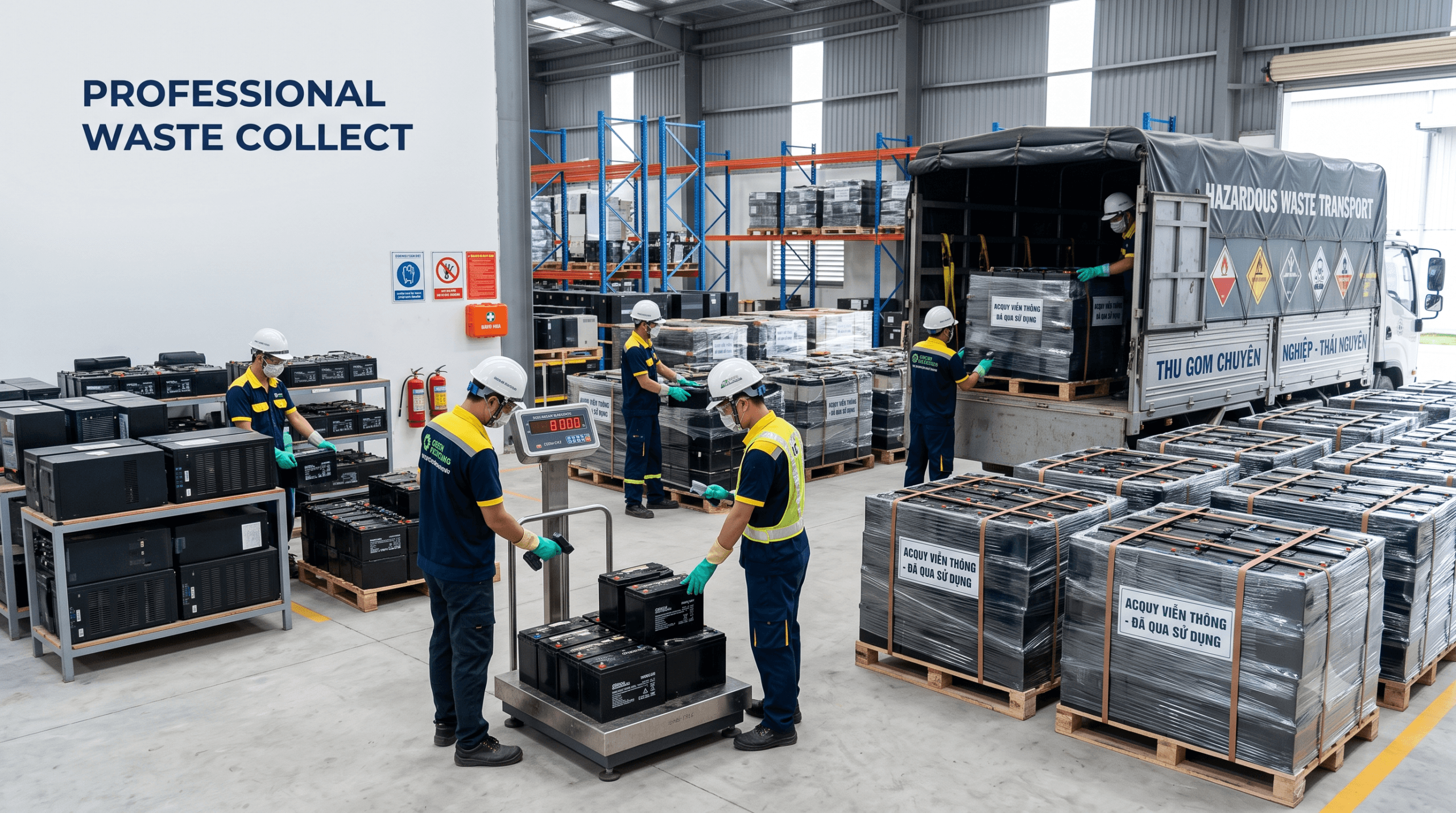 Thu mua bình ắc quy viễn thông cũ Thái Nguyên – Đức Tín