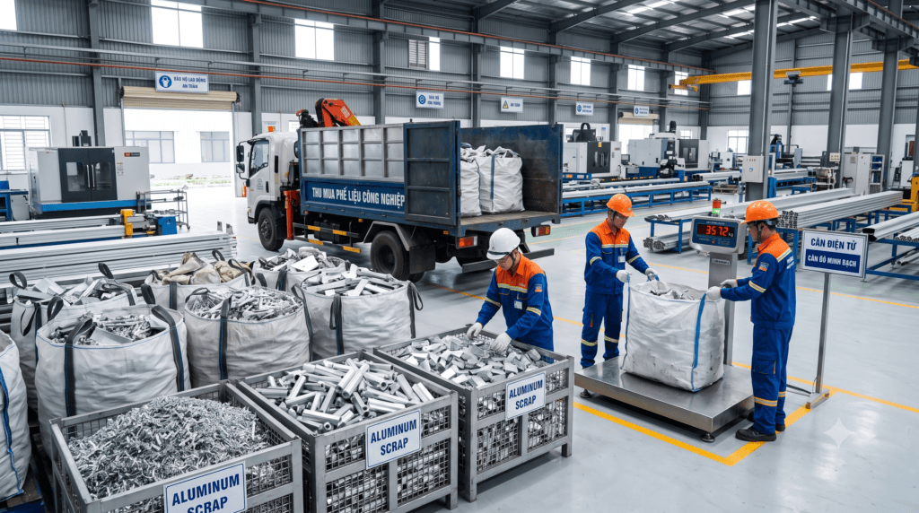 Thu mua phế liệu nhôm KCN Đình Trám Bắc Giang – Đức Tín