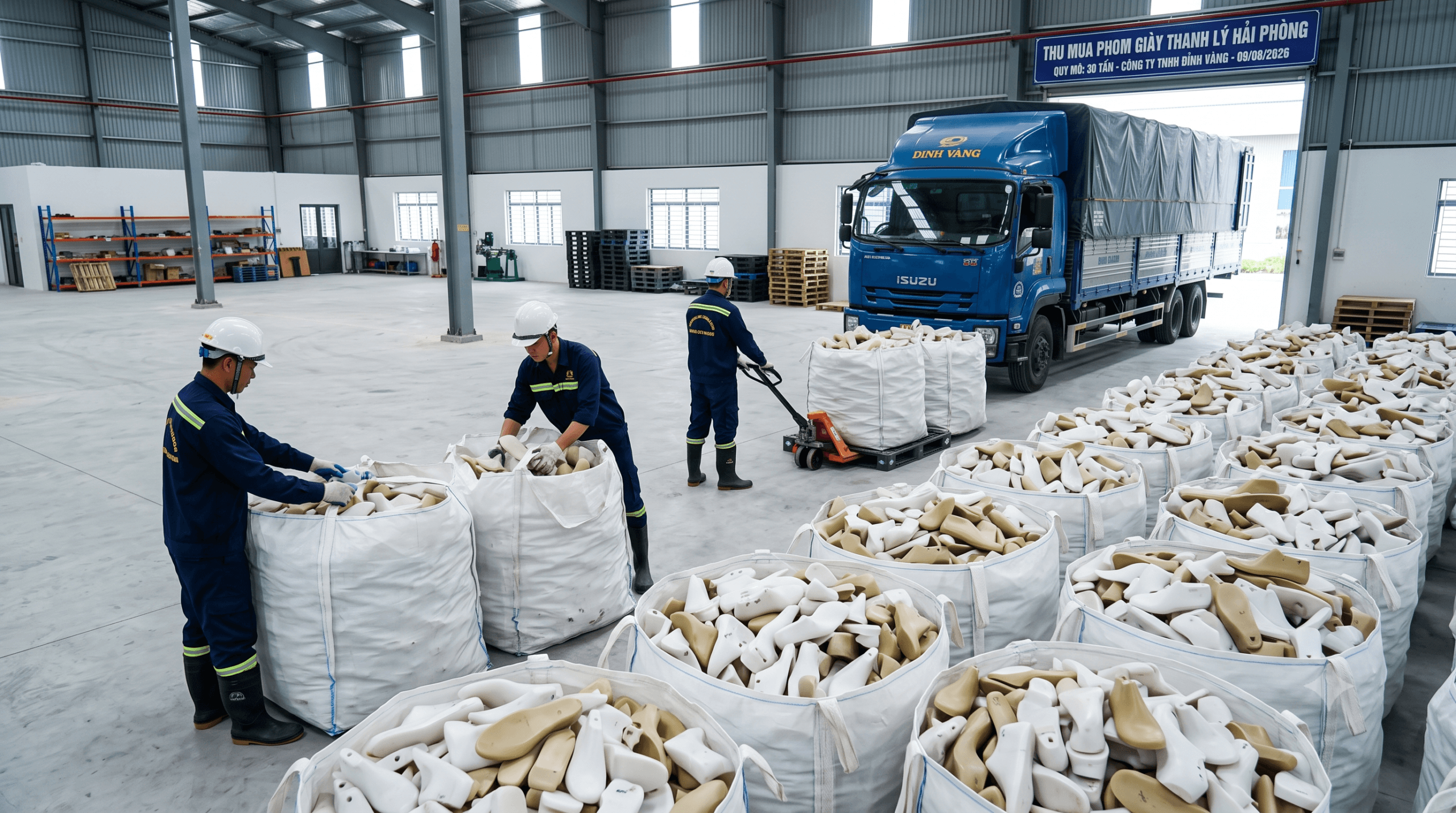 hu mua phom giày thanh lý Hải Phòng tại Công ty TNHH Đỉnh Vàng